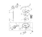 Whirlpool BLB14BRANA0 pump, washarm and motor parts diagram