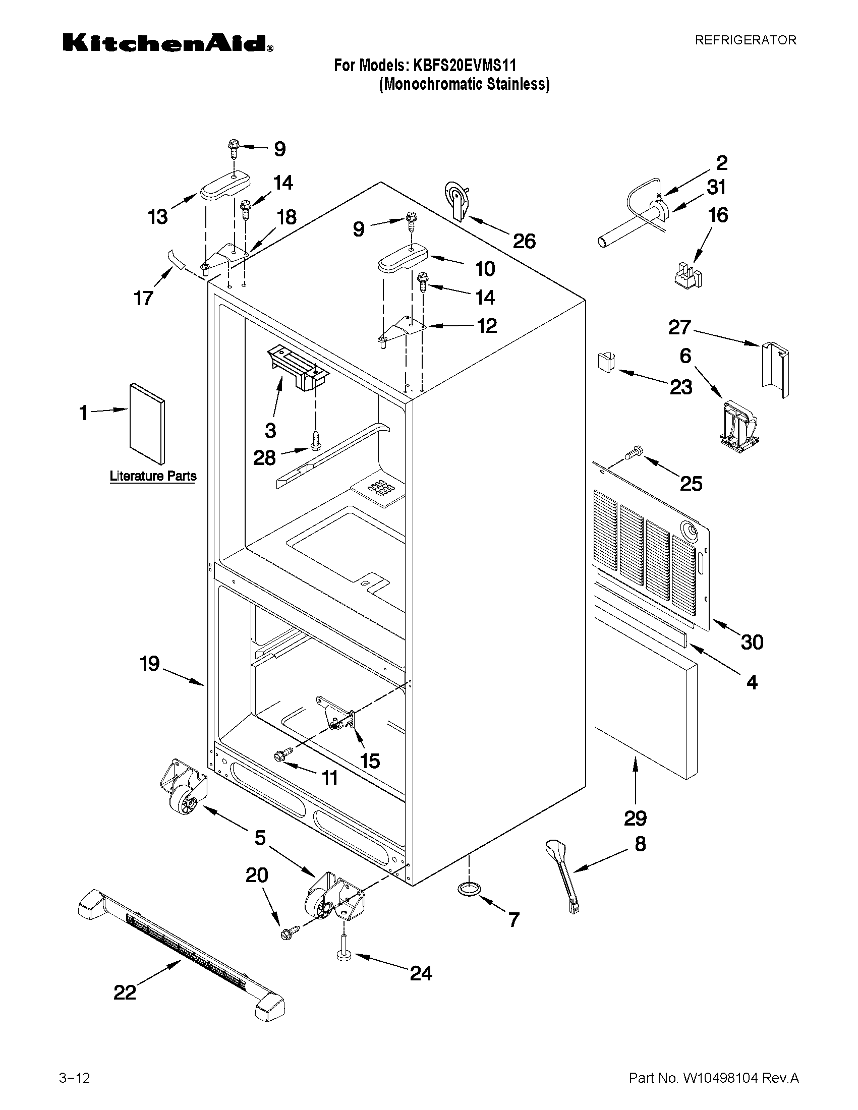 CABINET PARTS