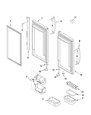Refrigerator door parts