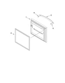 Freezer door parts