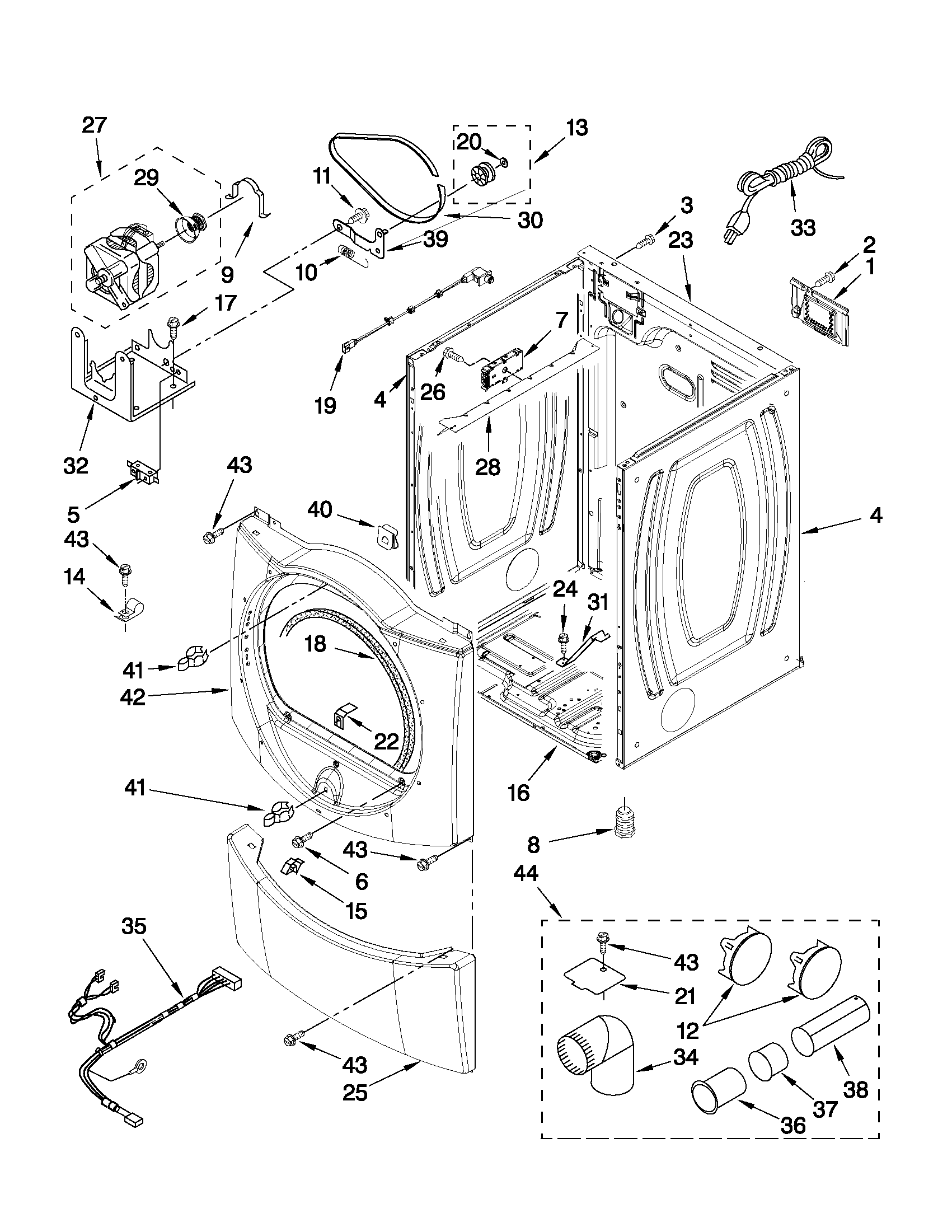 Cabinet parts