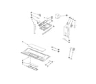 Whirlpool WMH1164XWS5 interior and ventilation parts diagram