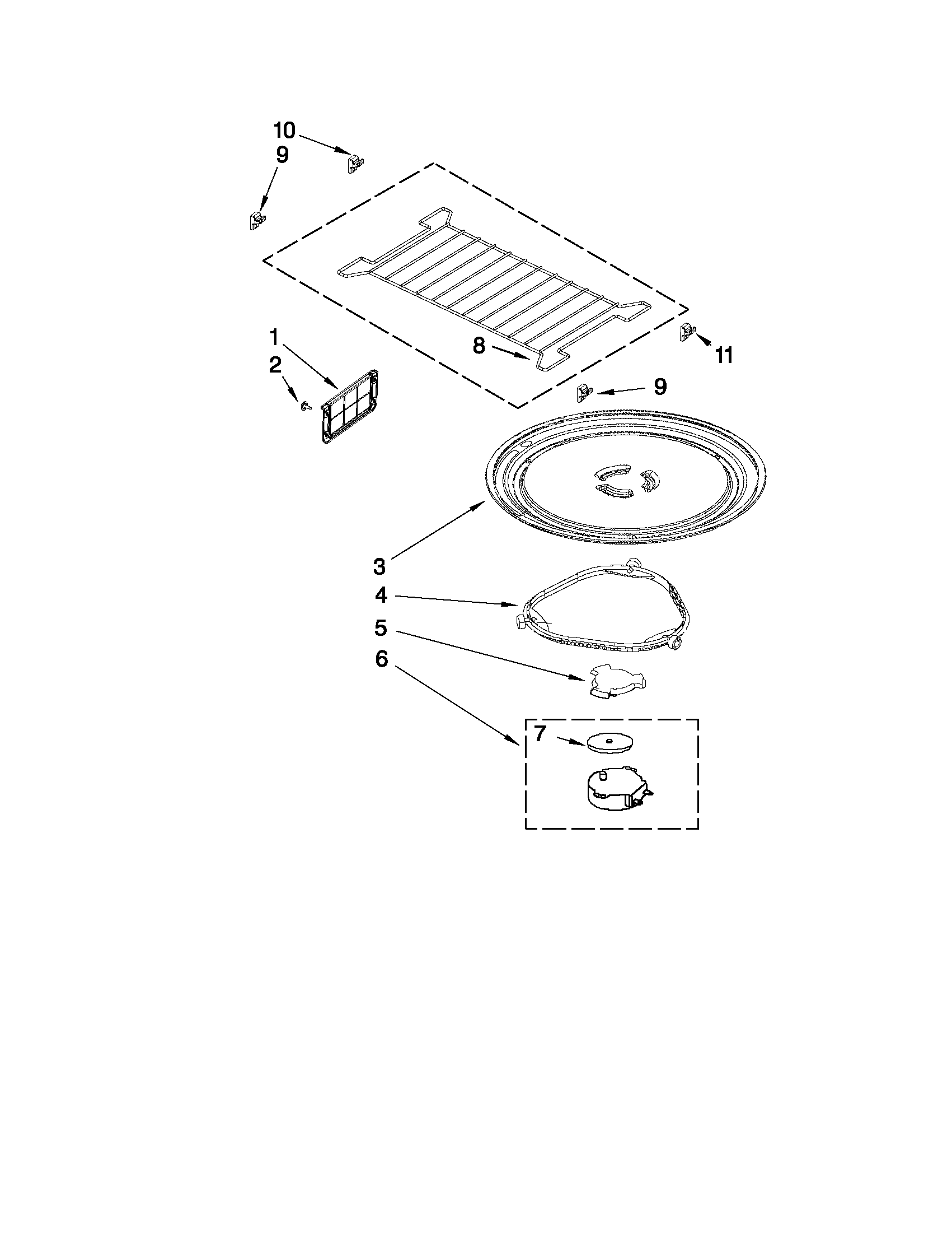 TURNTABLE PARTS