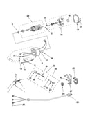 Motor and control parts