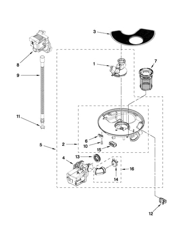 Pump and motor parts