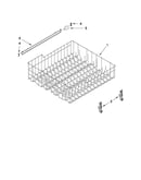 Upper rack and track parts