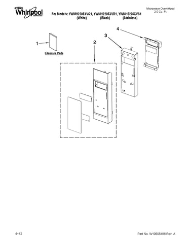 Control panel parts