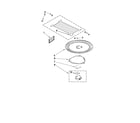 Whirlpool YWMH2205XVQ1 turntable parts diagram