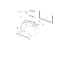 Whirlpool YWMH2205XVS1 cabinet and installation parts diagram