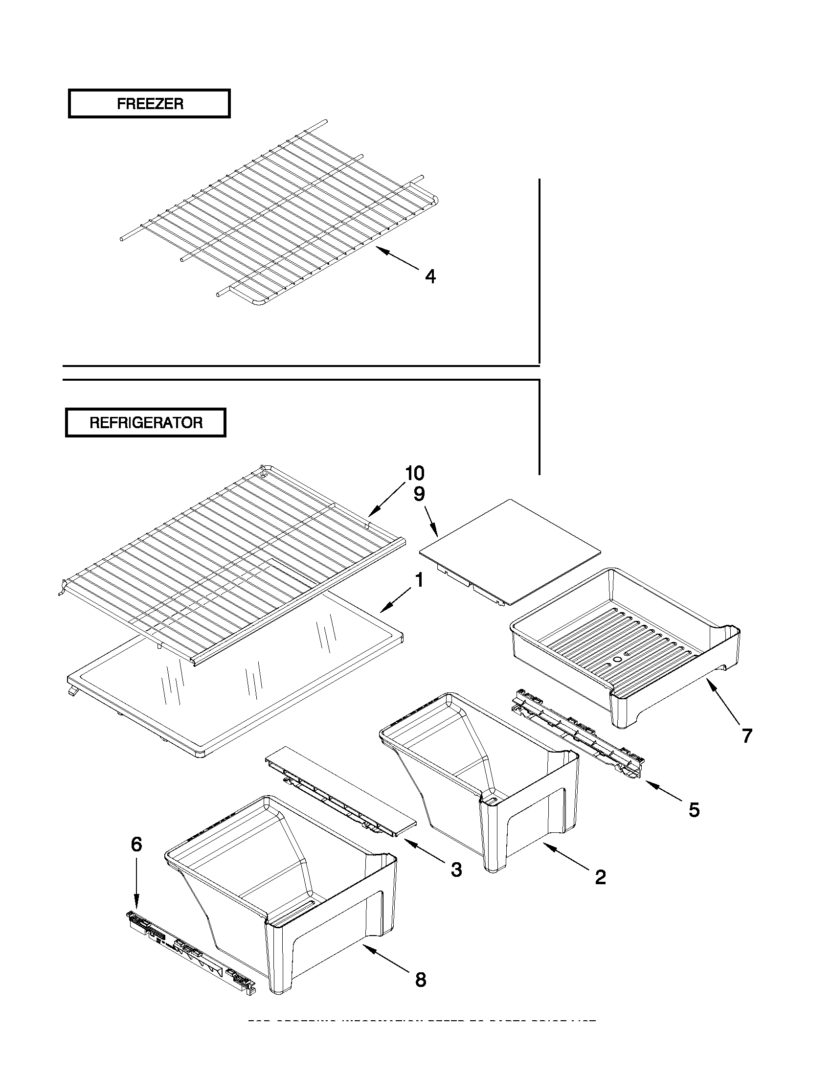 Shelf parts