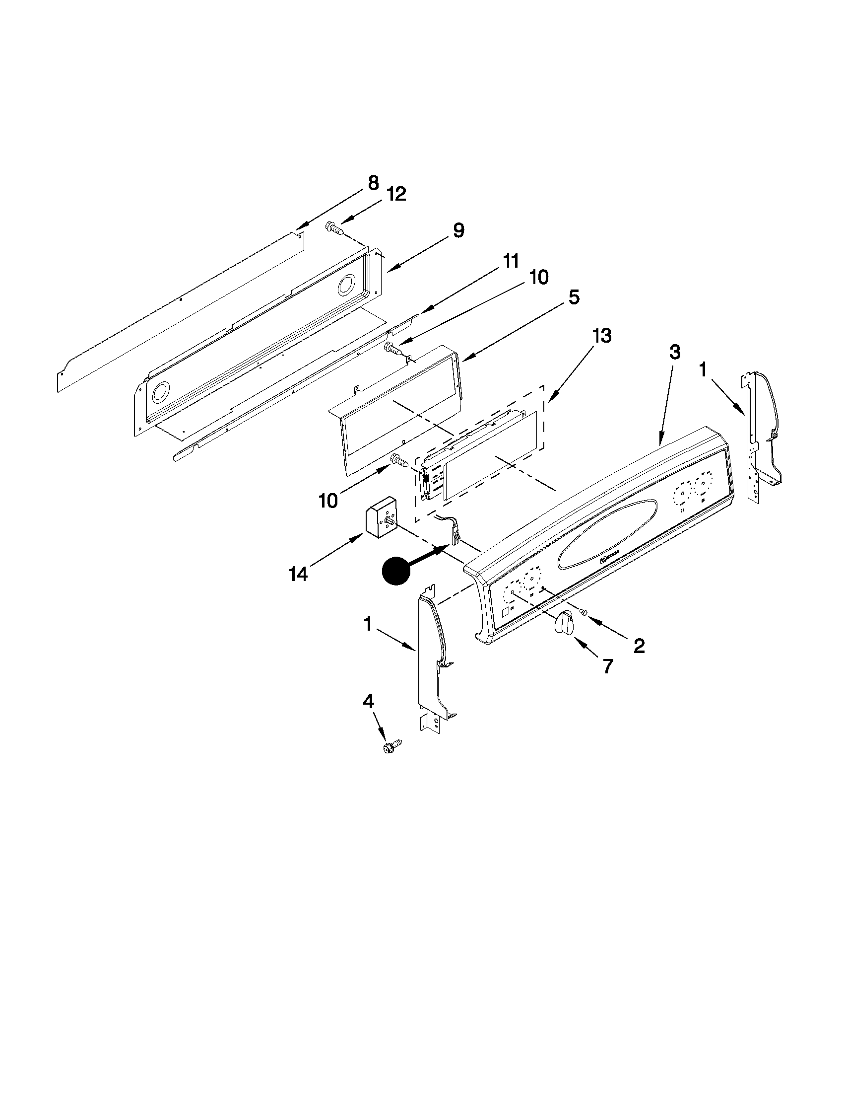 CONTROL PANEL PARTS