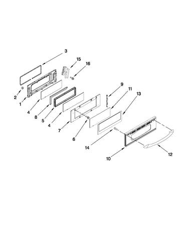 Upper door parts