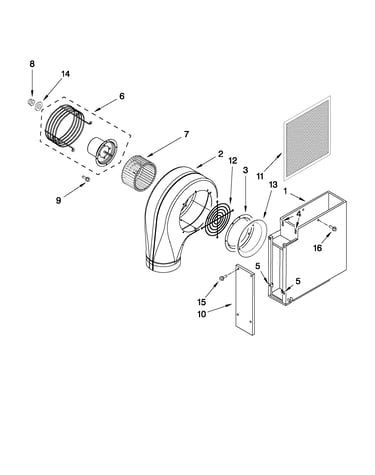 Blower unit parts