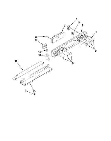 Control panel parts