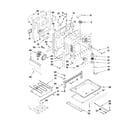 Maytag MES5875BCW20 chassis parts diagram