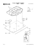 Cooktop, burner and grate parts