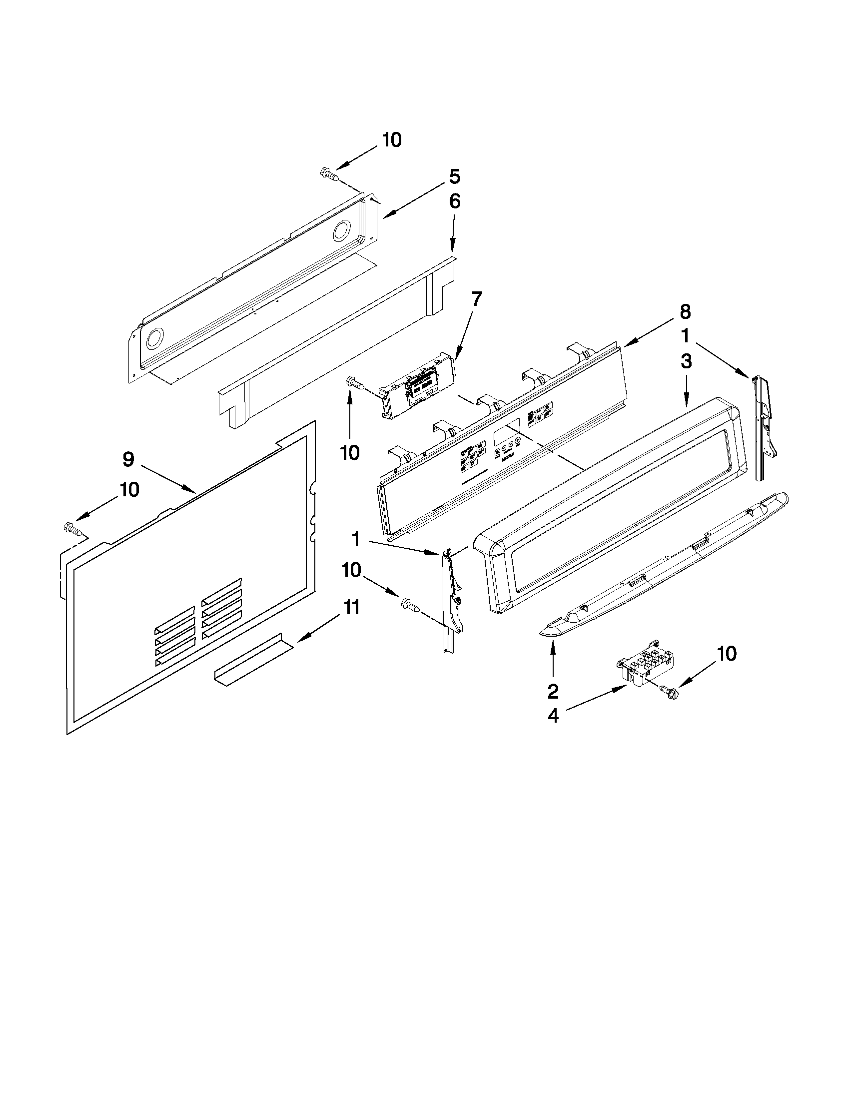 CONTROL PANEL PARTS