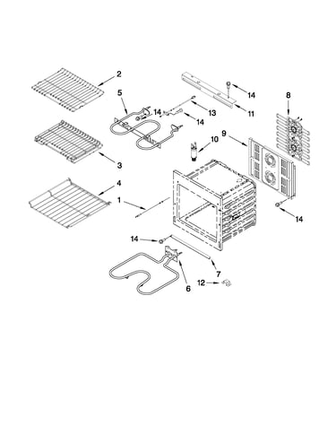 Internal oven parts