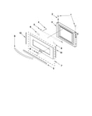 Microwave door parts