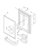 Refrigerator door parts