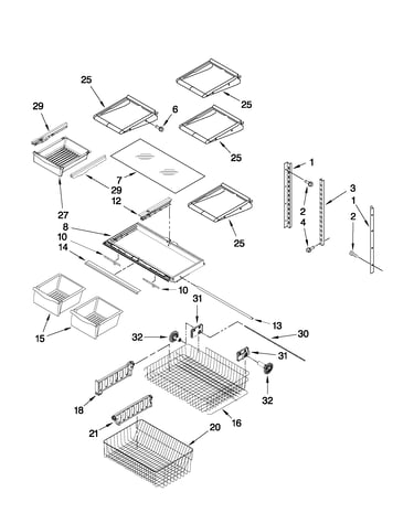 Shelf parts