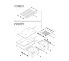 Amana 5VA9RXGFYW00 shelf parts diagram