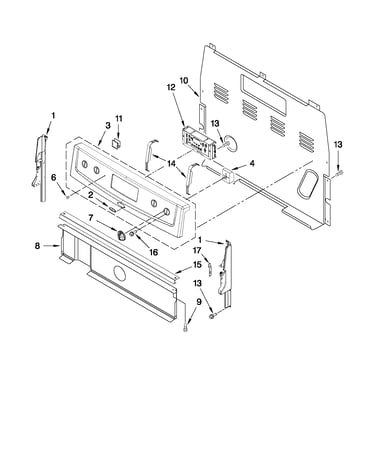 Control panel parts