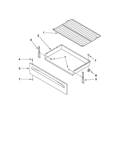 Drawer & broiler parts