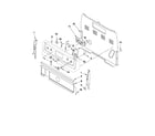 Whirlpool YWFE361LVQ0 control panel parts diagram