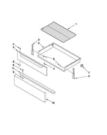Drawer & broiler parts