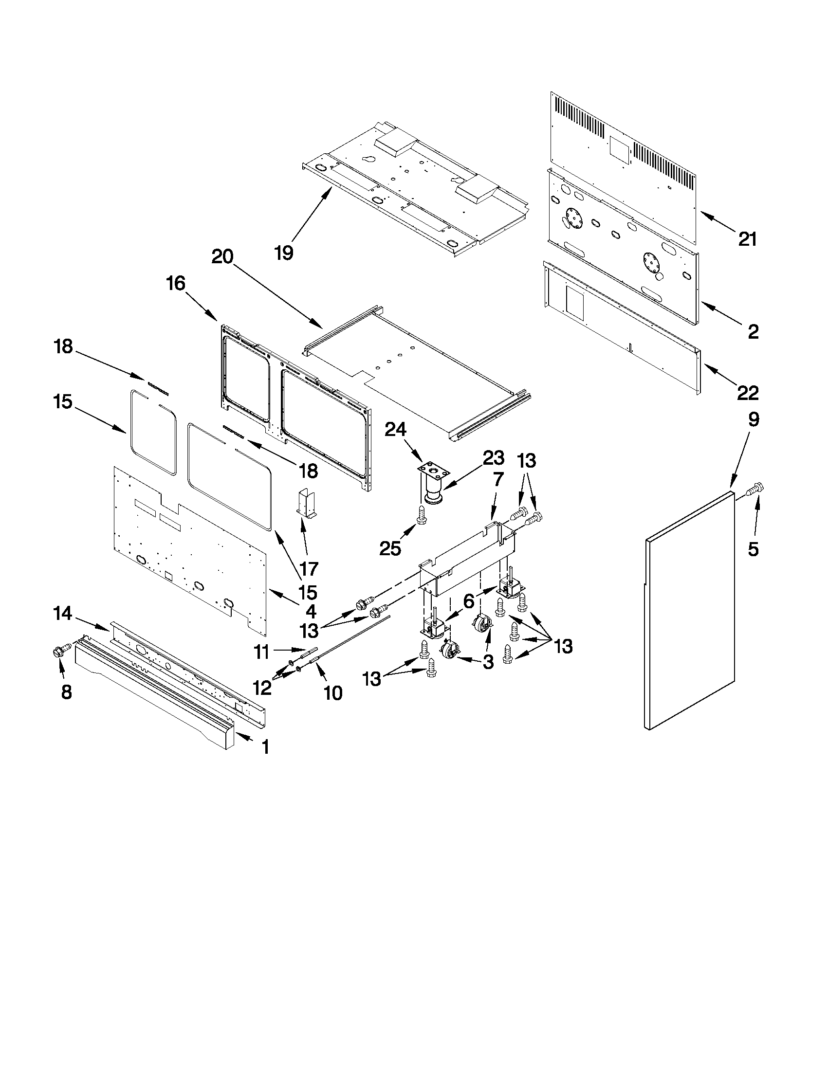 48" chassis parts
