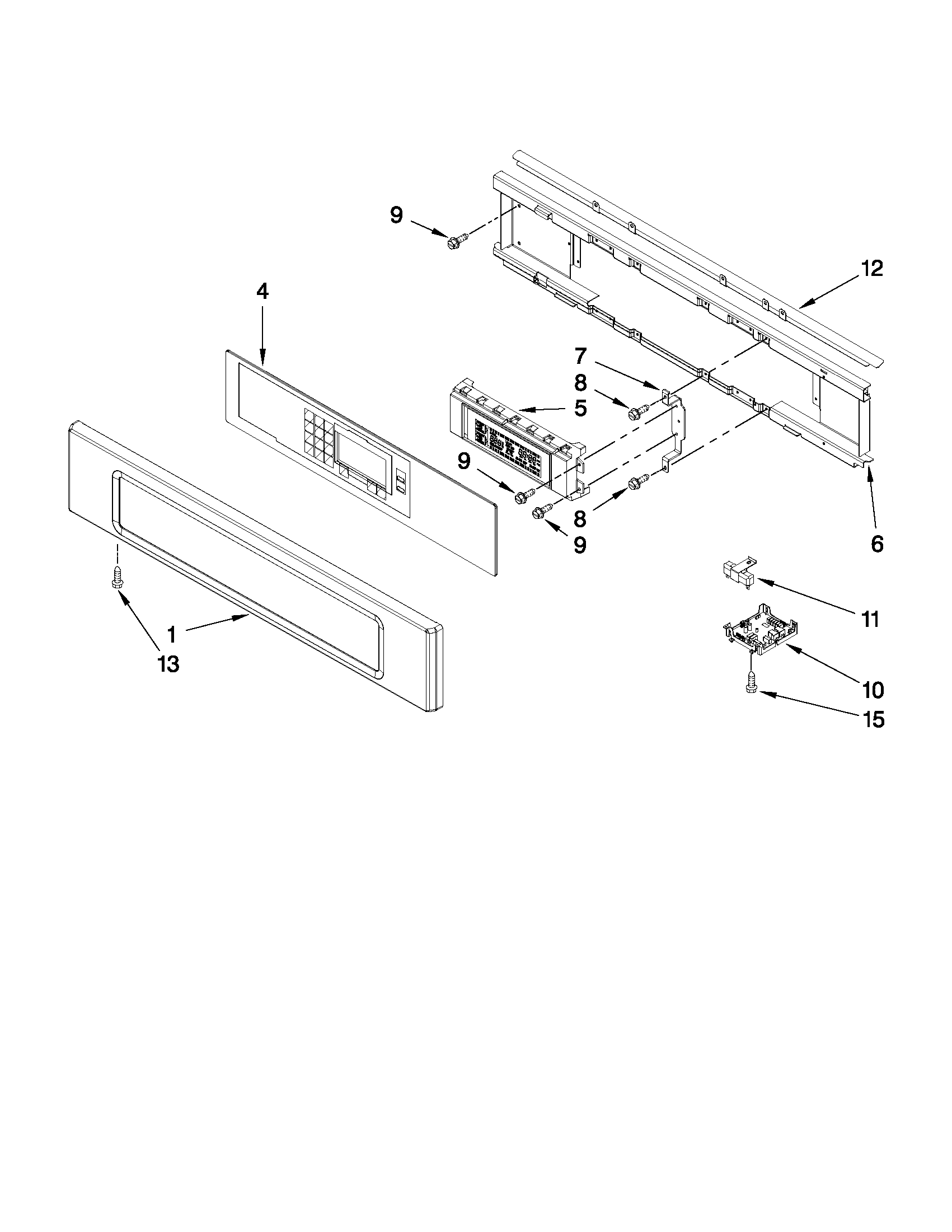 Control panel parts