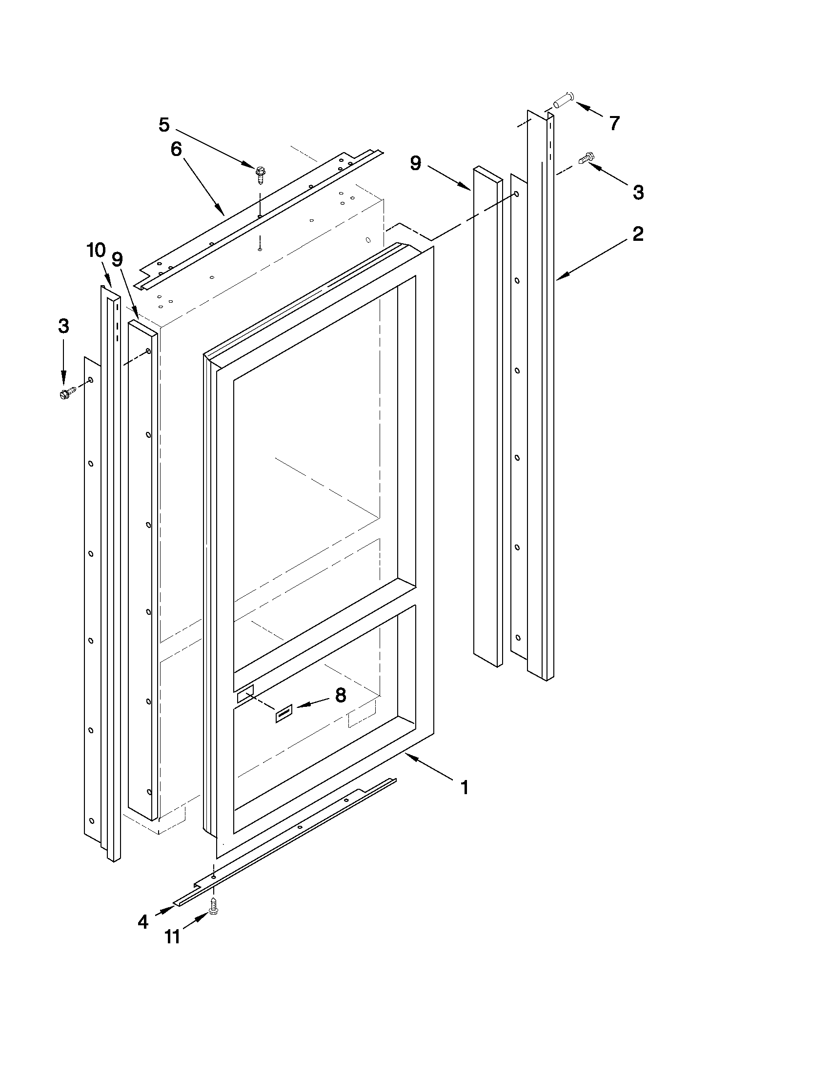 CABINET AND BREAKER TRIM PARTS