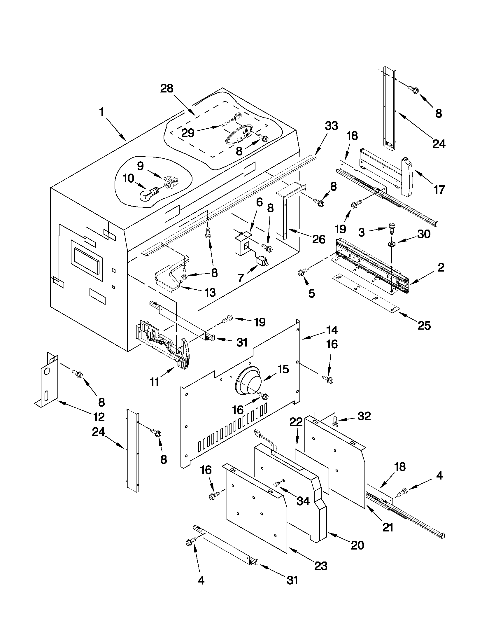 FREEZER LINER PARTS