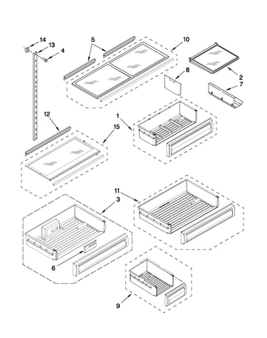 Shelf parts