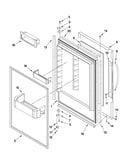 Refrigerator door parts