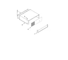 KitchenAid KBRO36FTX06 top grille and unit cover parts diagram