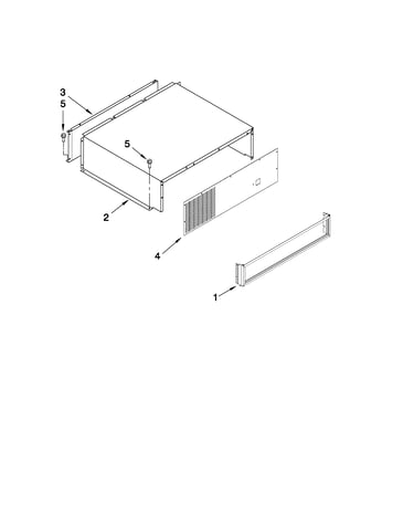 Top grille and unit cover parts