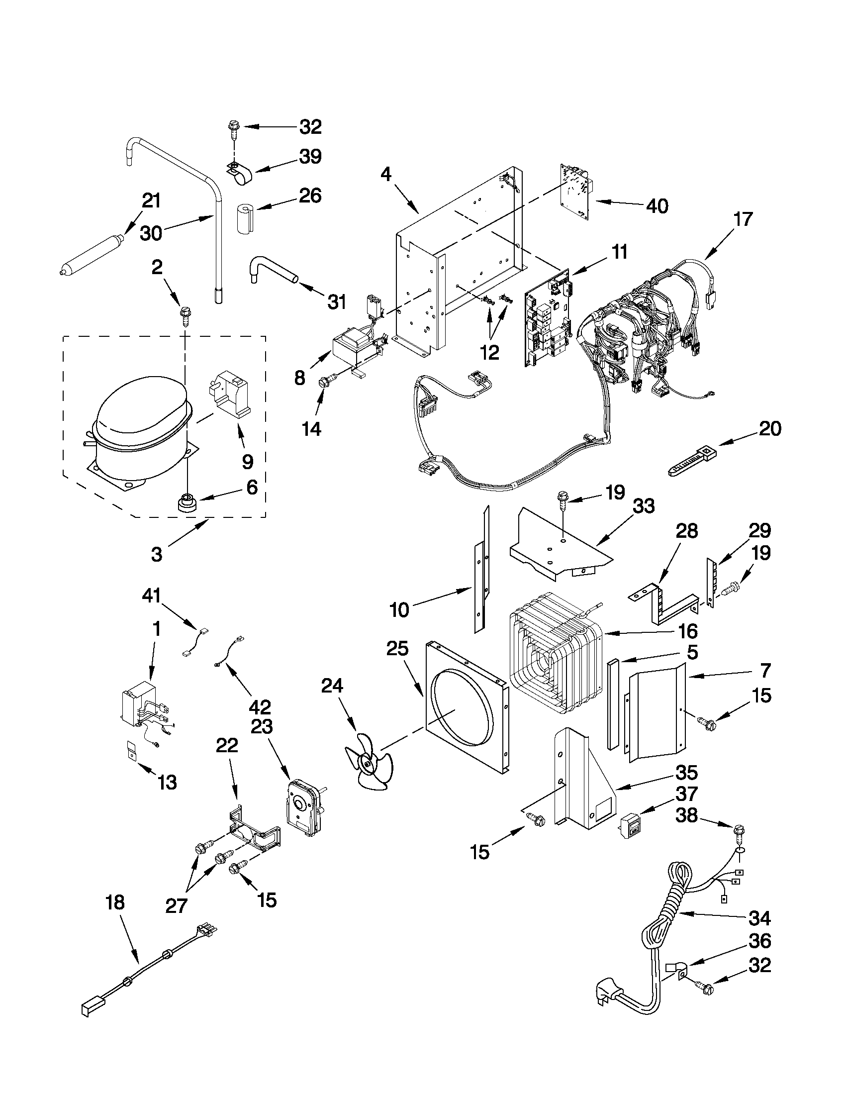 Upper unit parts