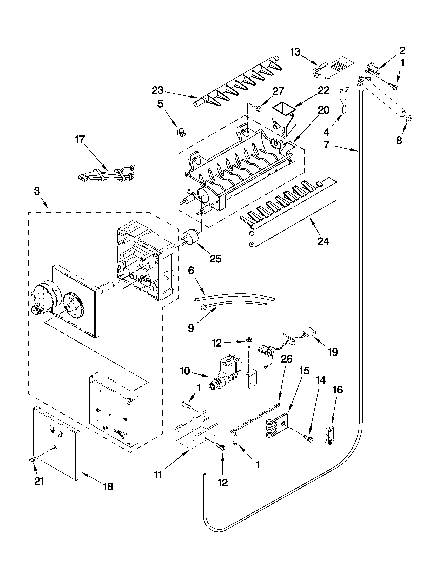 Icemaker parts
