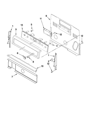 Control panel parts