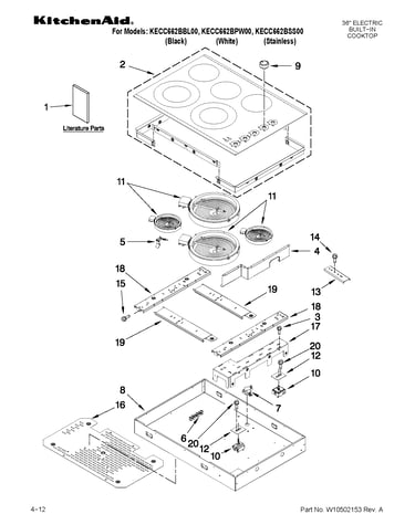 Cooktop parts