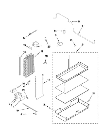 Lower unit and tube parts
