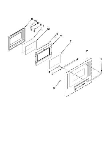 Lower door parts