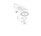 Whirlpool WMH32L19AS0 turntable parts diagram