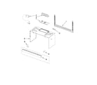 Whirlpool WMH32L19AS0 cabinet and installation parts diagram