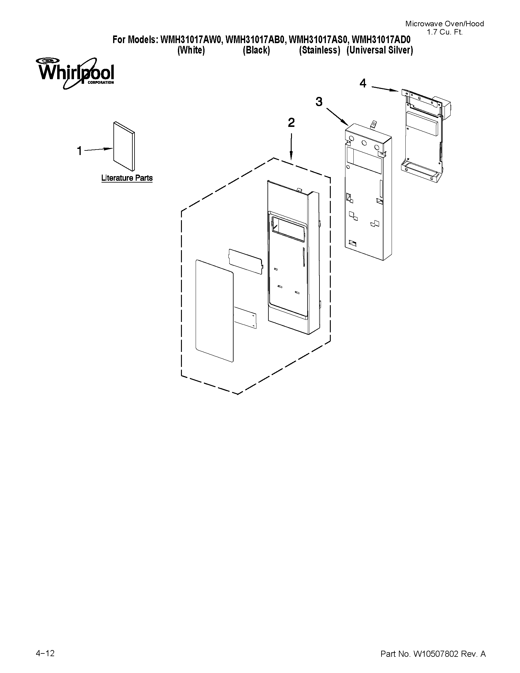 CONTROL PANEL PARTS