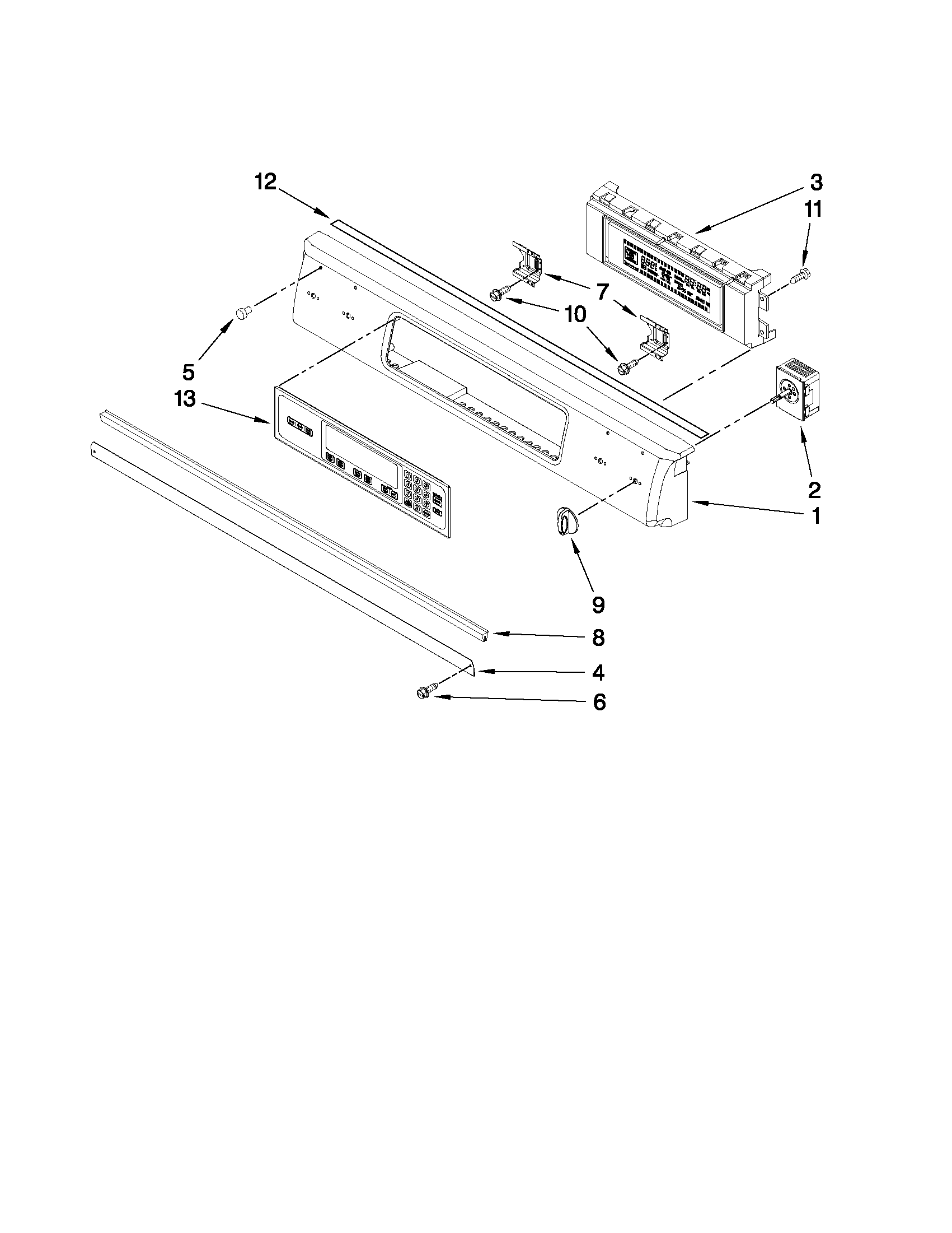 Control panel parts