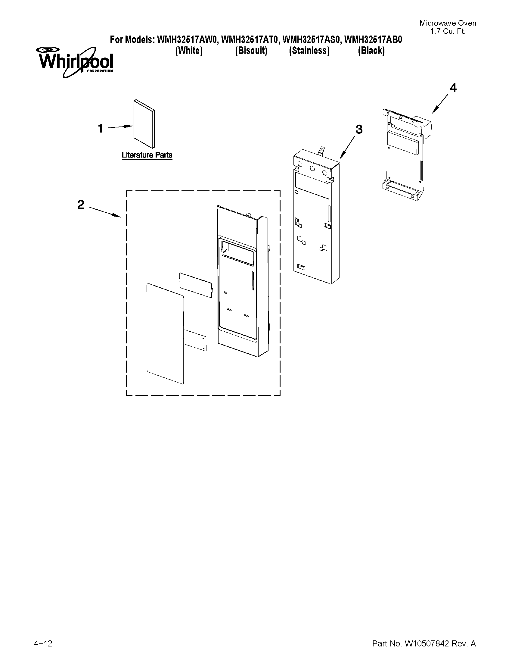 CONTROL PANEL PARTS