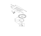 Whirlpool WMH32517AT0 turntable parts diagram